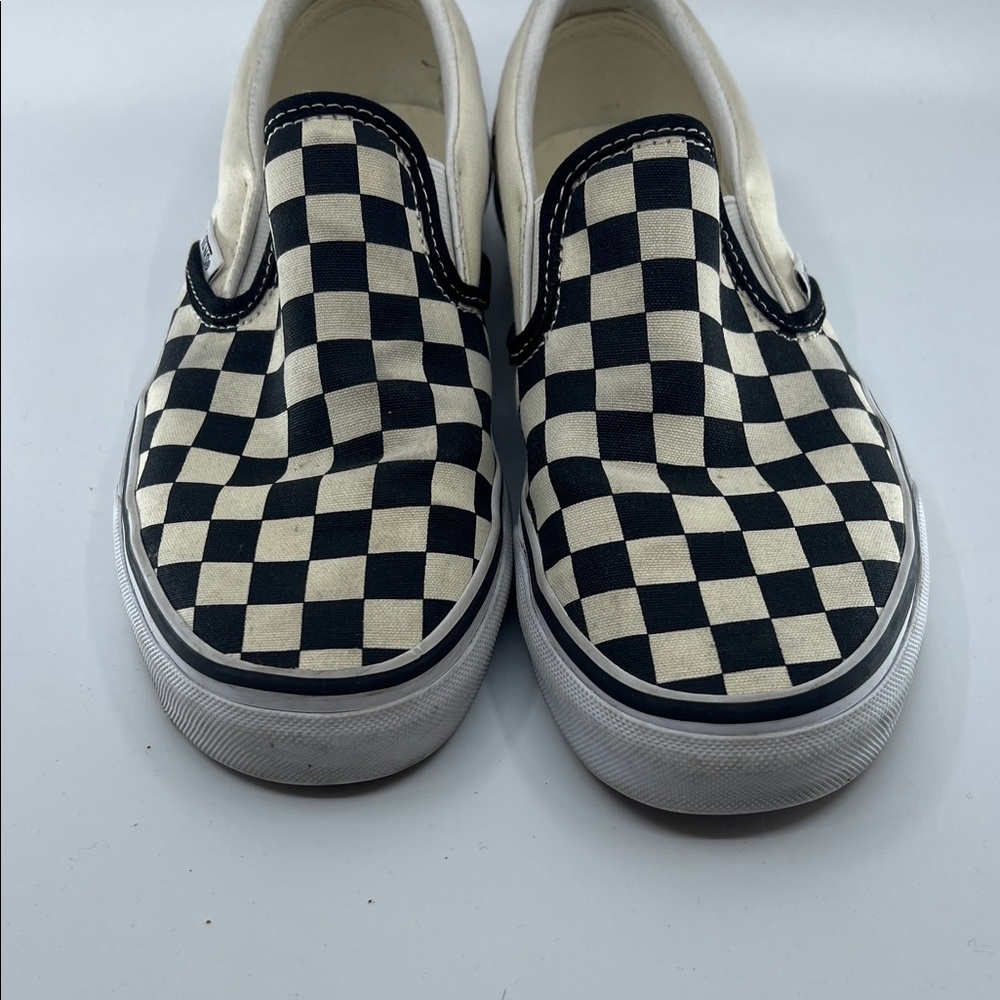 Checkered Slip-On Kids Shoes